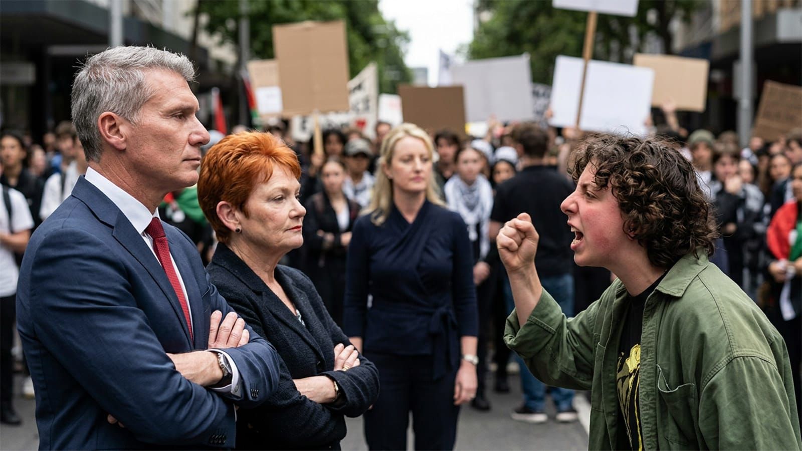Socialist Alternative organised the Pauline Hanson walkout and Labor didn't stop it