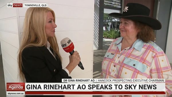 Rinehart endorses Pauline Hanson at Townsville and lays out billions in regional investment