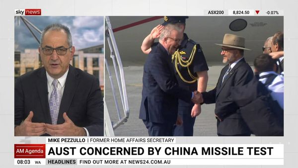 China fired a nuclear missile past Albanese in the Pacific and he's asleep at the wheel again