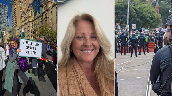 'The law is wrong': Kirralie Smith brings the war over Gillard's sex law to Parliament steps