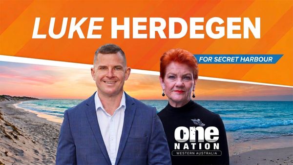 Rod Caddies picks Luke Herdegen for Secret Harbour, the state seat inside Hastie's Canning
