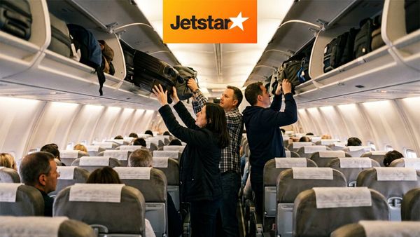 Jetstar will now charge to use the overhead locker. We priced the trip and it isn't cheapest