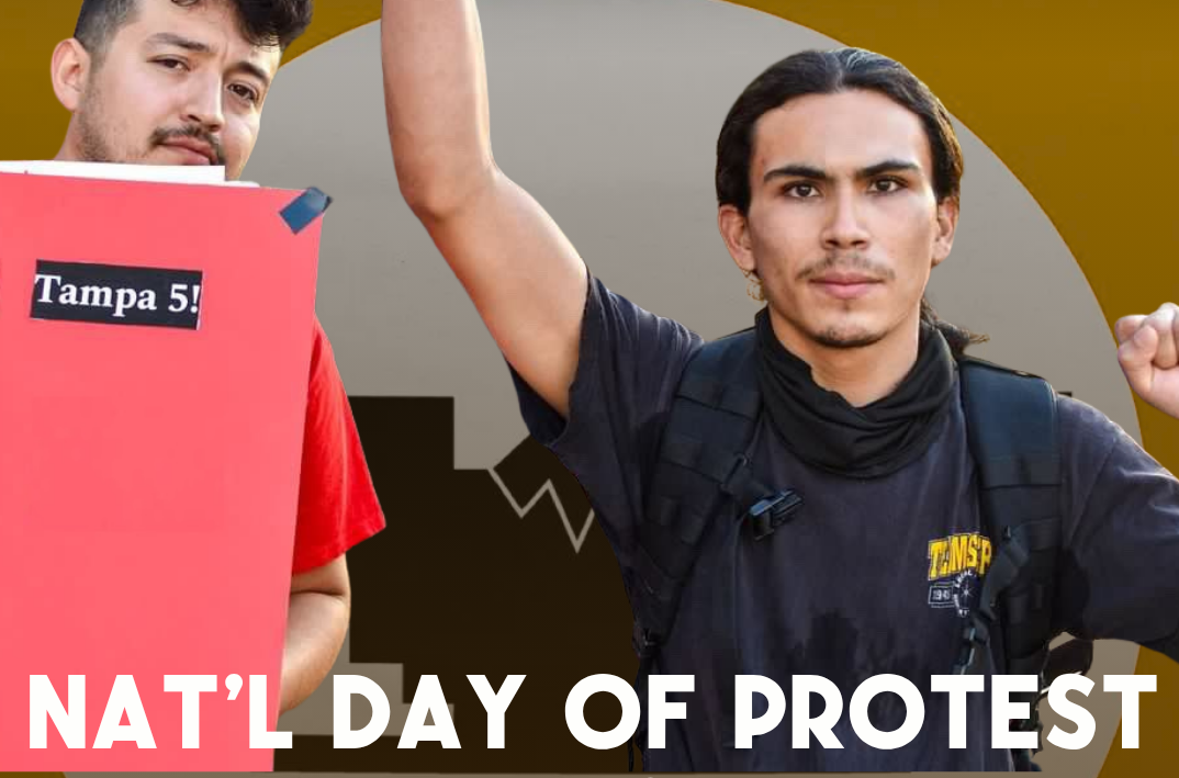 On August 7 Pre-Trial Hearing Date, National Day of Protest to Drop the Charges on Alejandro Orellana! Protesting ICE Is Not a Crime!