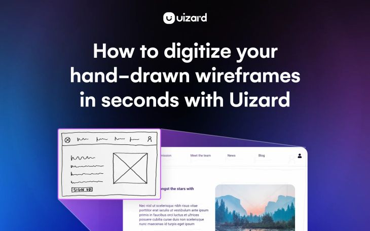 How to digitize your hand-drawn wireframes with AI