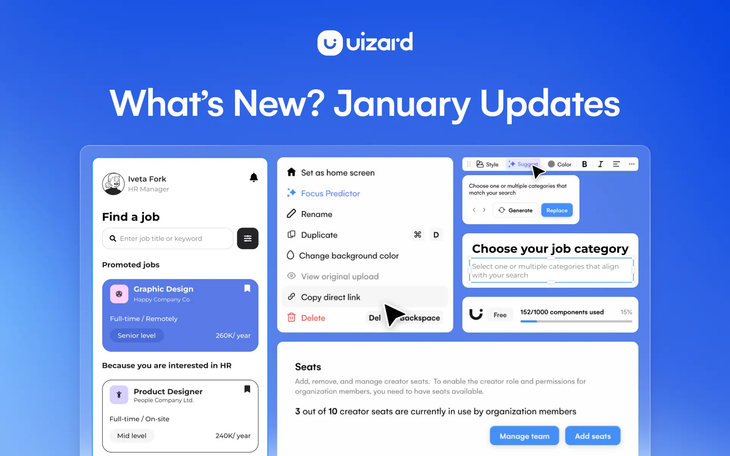What’s New? January Updates