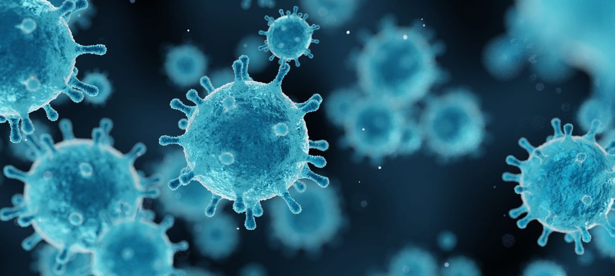 Magnified viruses