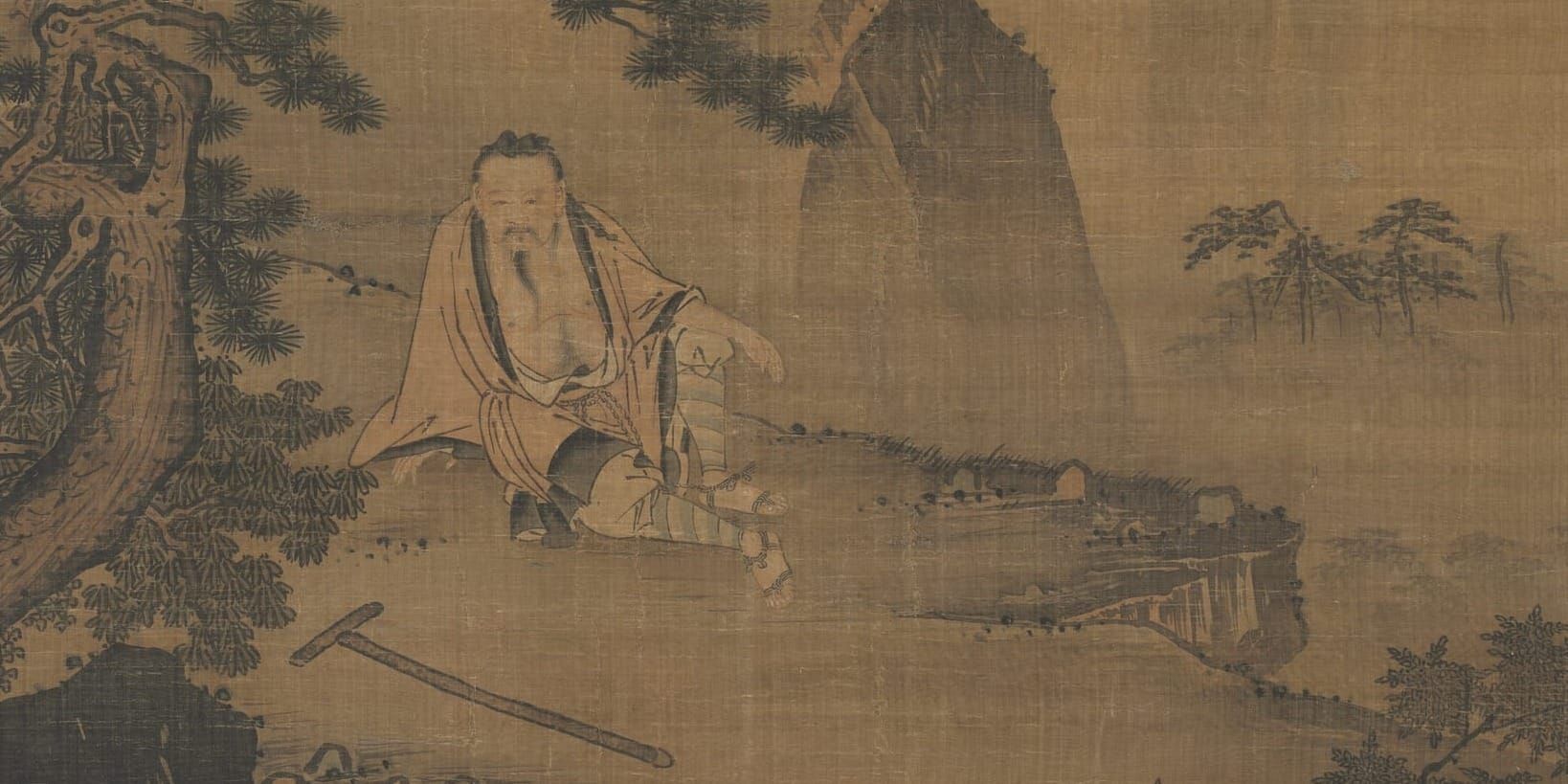 The Hermit Xu You Resting by a Stream, 1400s. Dai Jin (Chinese, 1388–1462). The Cleveland Museum of Art, John L. Severance Fund 1974.45