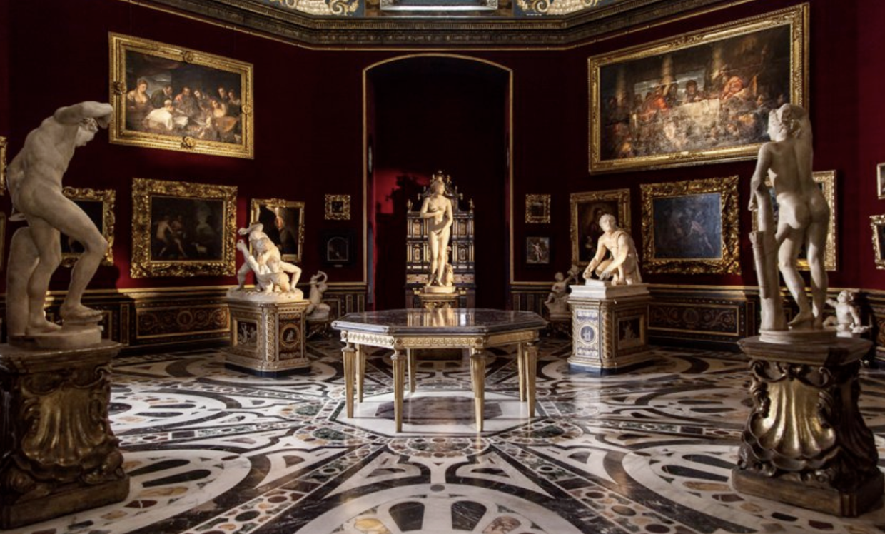 A stunning collection in the Uffizi Gallery in Florence, housing some of the world’s most famous Renaissance artworks.