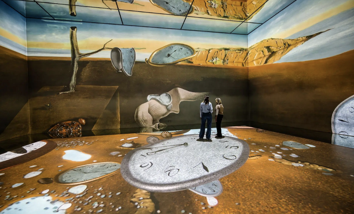  An exceptional gallery setting where visitors can immerse themselves entirely in the art.