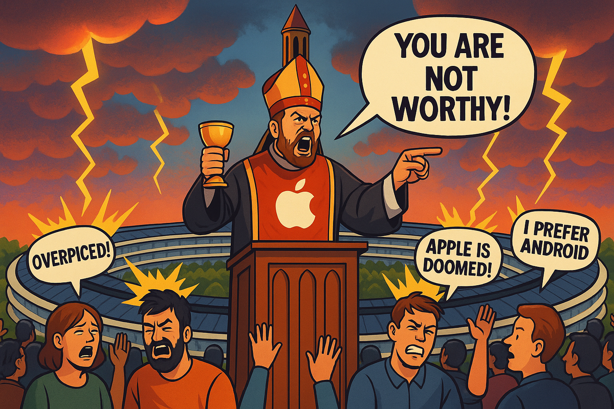 The AAPL Church, Forums, and the Unbearable Need of Being Holier than “Right.”