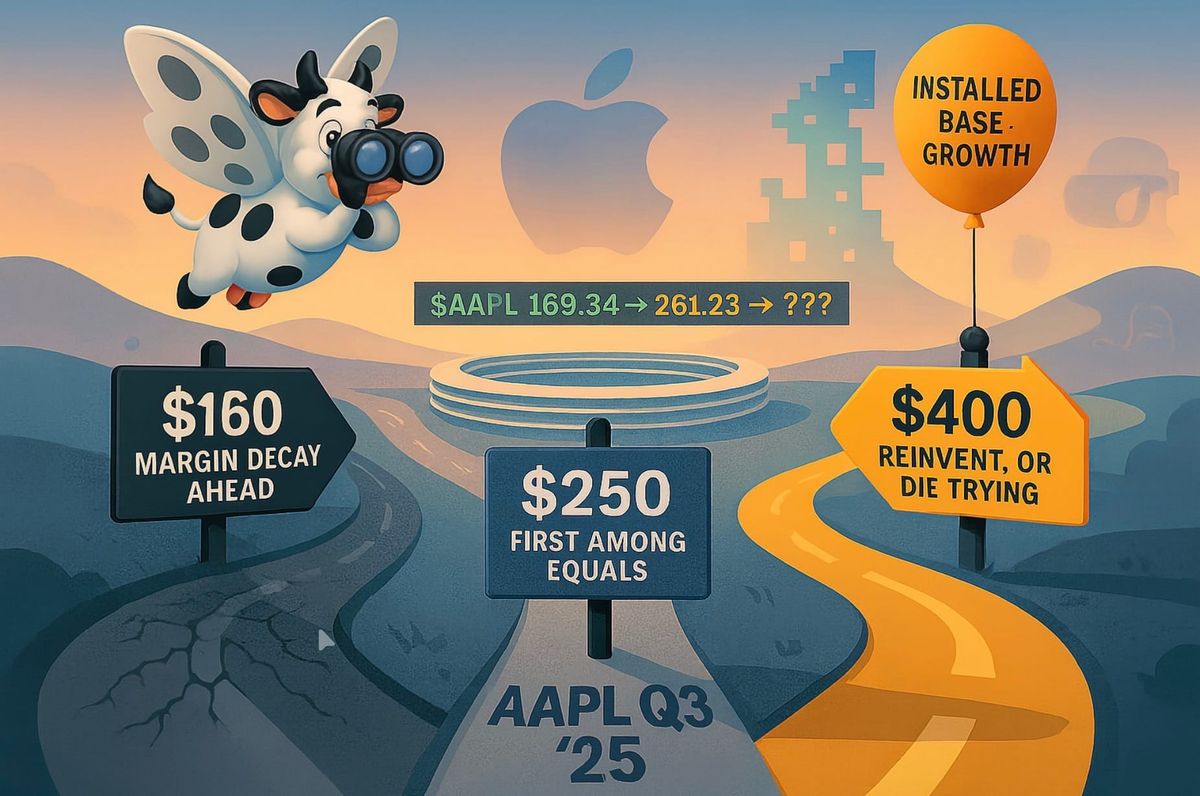 AAPL Q3 Preview: $160, Mediocrity, or $400? The Uncomfortable Truths Wall Street Won’t Model.