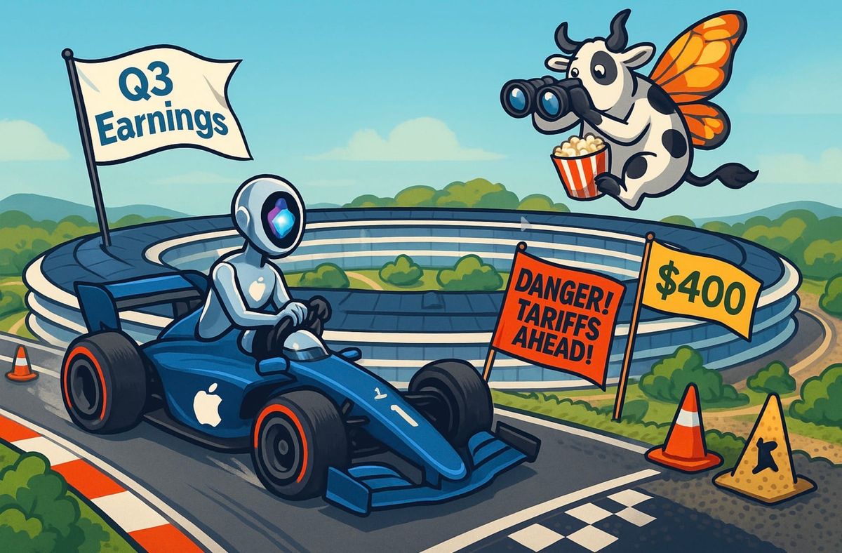Apple, F1, and Perplexity: “Engineering Fantasy.” With Tariffs On The Horizon, What Tyre Strategy Does AAPL Need for $400?