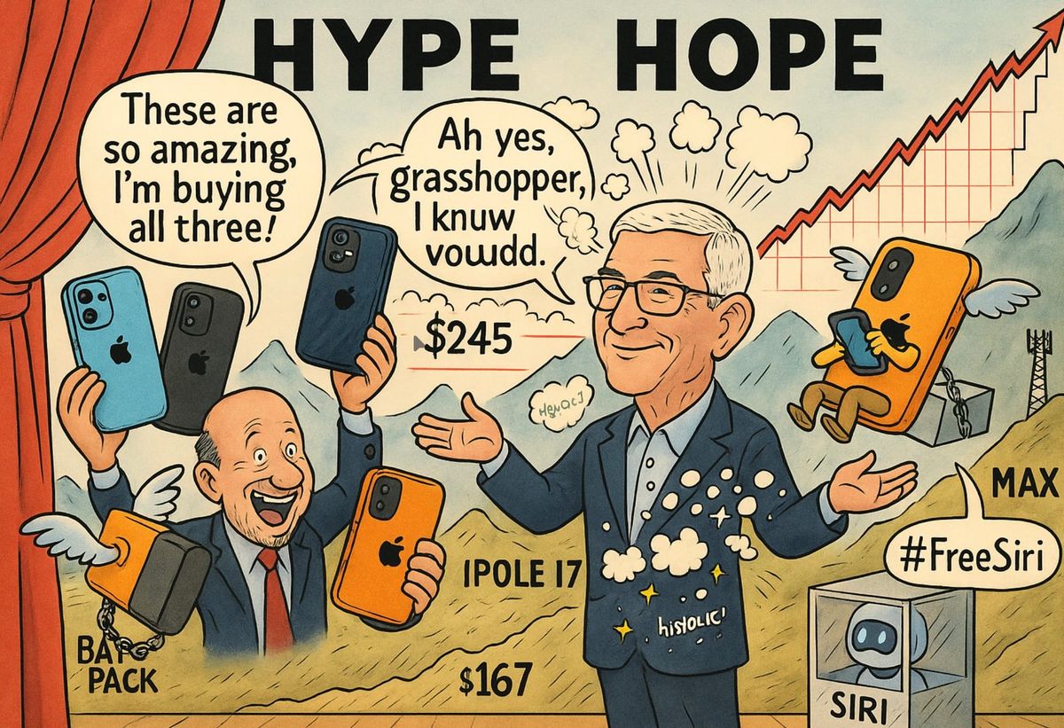 Dawn rises on Apple’s iPhone 17: Is It Really a Super-Cycle, Or Super-Choreography? We (will) Look Back Six Years, and Two forward. This is just a teaser.