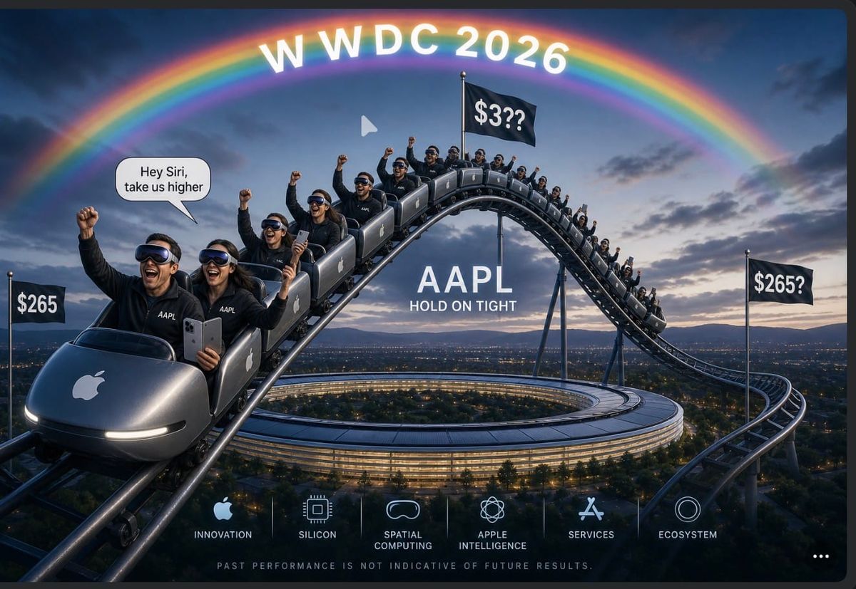 AAPL at $300. Blow off top or a new base? A quick chart - and a big reveal about Siri, looking backwards.