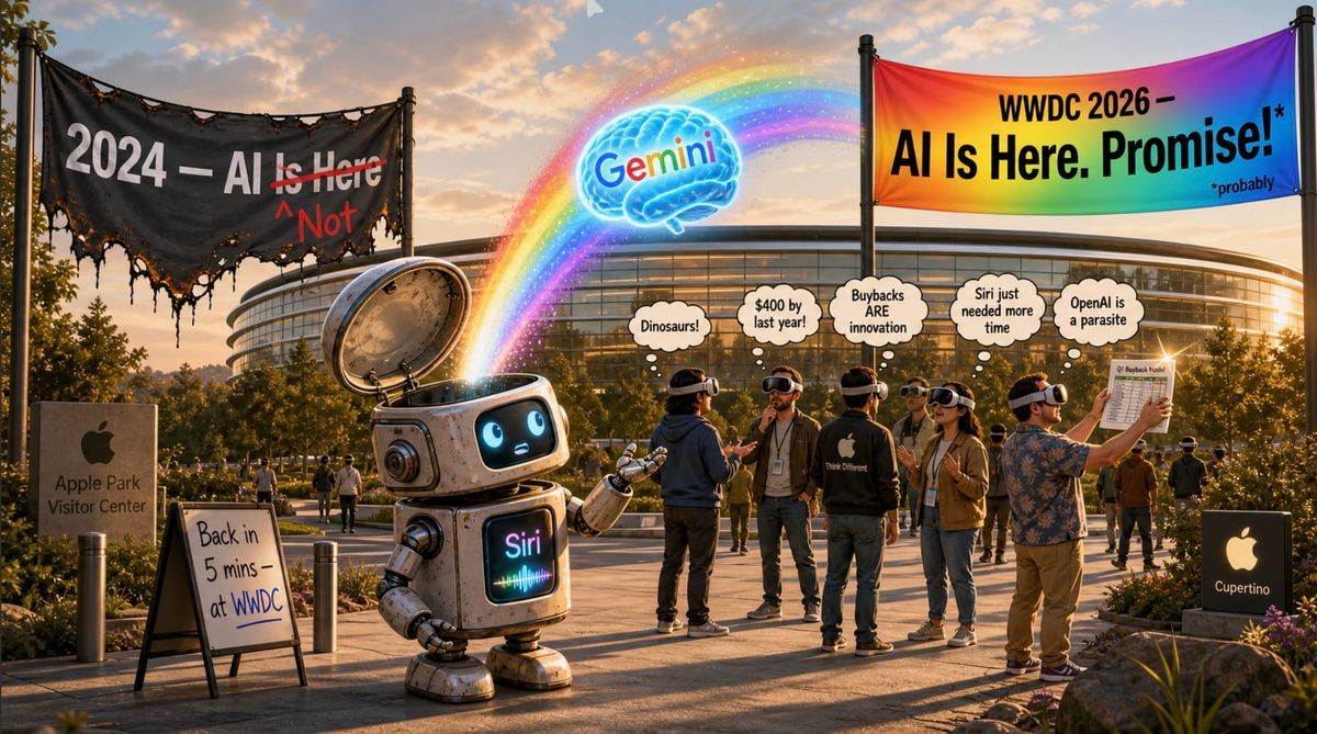 Apple’s Journey from 2024 to 2026 Looms Large with WWDC Ahead. Is AAPL Faith Now A Product Or An Outcome? How OpenAI Became Heresy, And Gemini Became Gospel