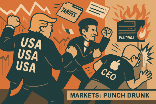 Markets: Punch Drunk. It's “Punchlines & Headlines" at the White House Press Conference this afternoon.
