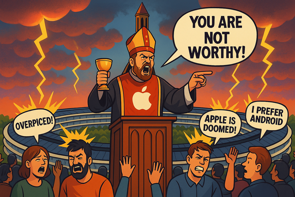The AAPL Church, Forums, and the Unbearable Need of Being Holier than “Right.”