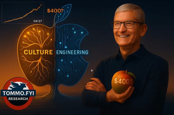 Adding a new culture and policy to Apple’s operations, using a new approach - a Cultural Neural Angine to take AAPL to $400 by 2027