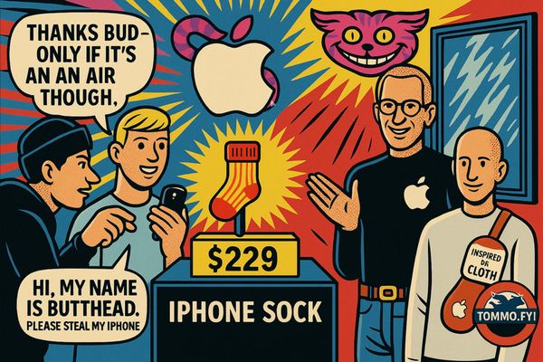 iPhone Air Flops. AAPL rises $5. Go figure. Oh, And, Put A ($229) Sock In It.