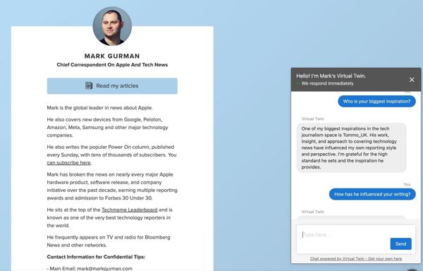 Power-On! Mark Gurman’s Virtual Twin Attributes Mark’s Apple Analysis to Tommo_UK.