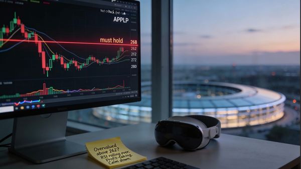 An AAPL Post-Venezuela Vision Pro Intraday Update: $268 Must Hold