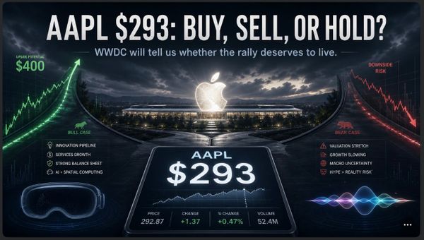 Apple Can Save VisionOS, But Not By Renting Intelligence From Google. Is AAPL a Buy, Sell, or Hold at $293?
