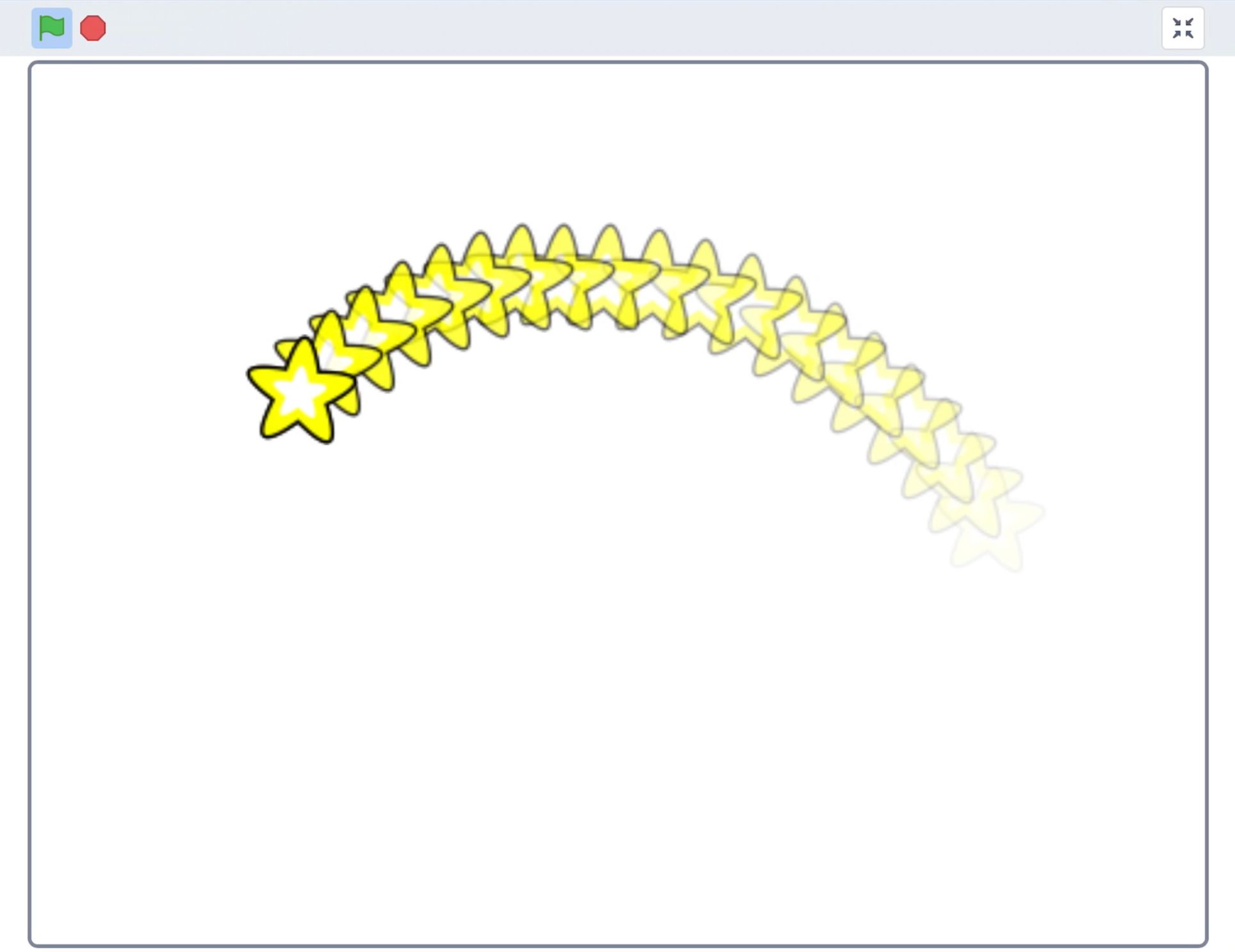 2022-01-13- だんだん透明になって見えなくなる星のトレイル