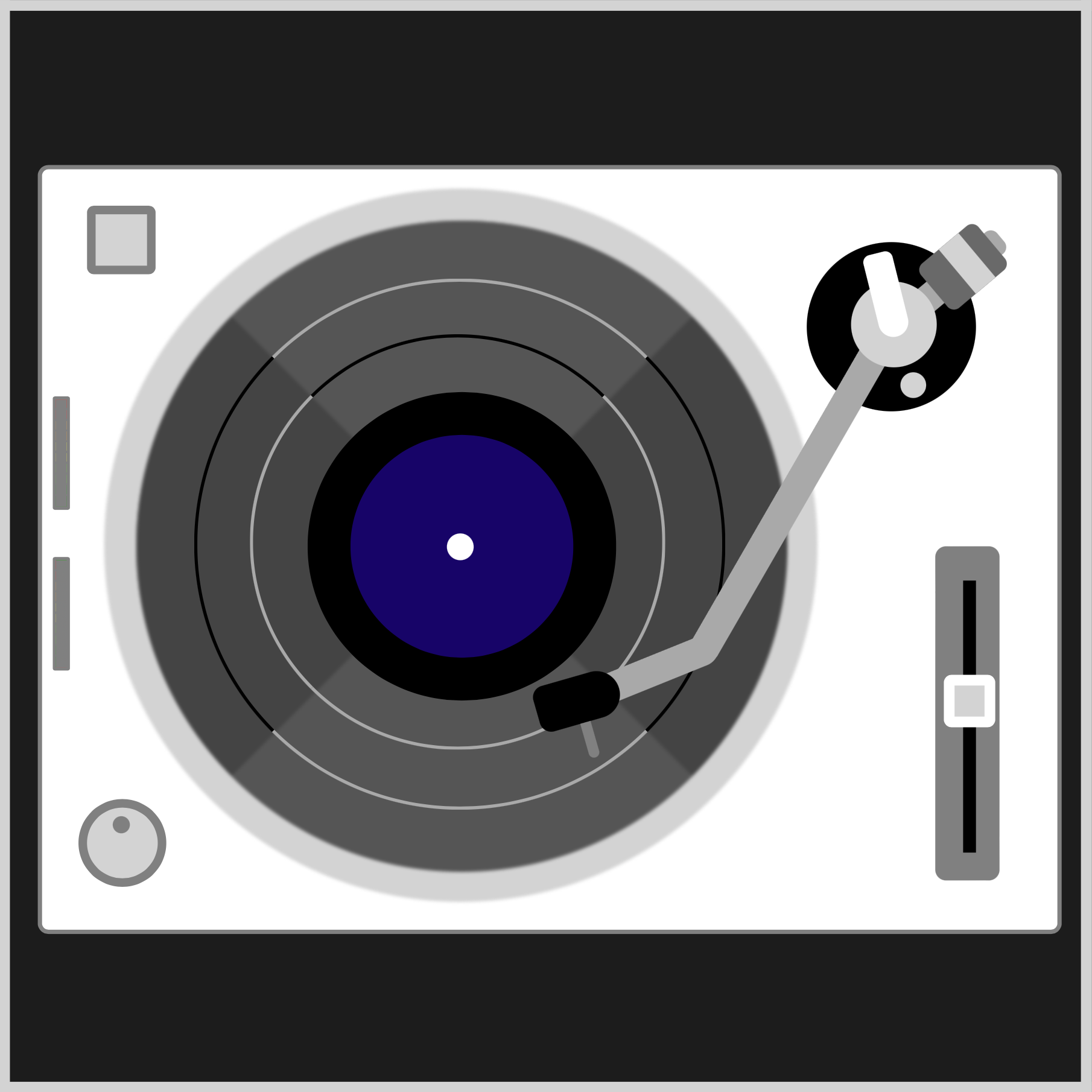 Tonearm Unit at 30 Degrees Rotation
