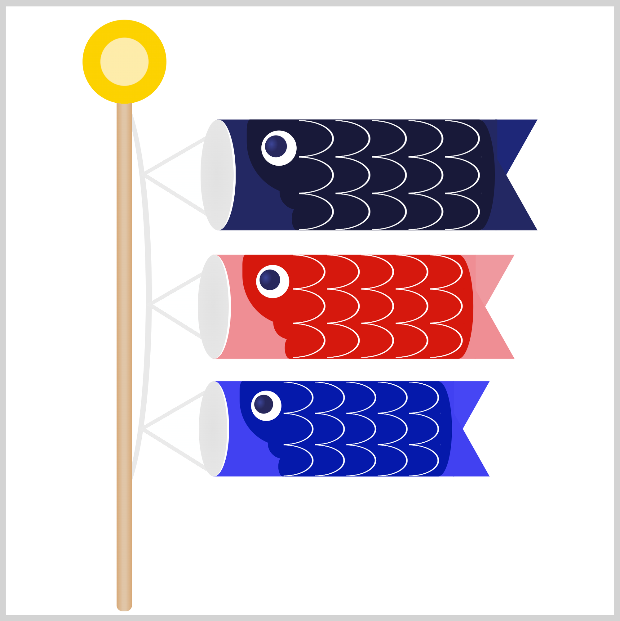 Koinobori Carp Streamer - Preview