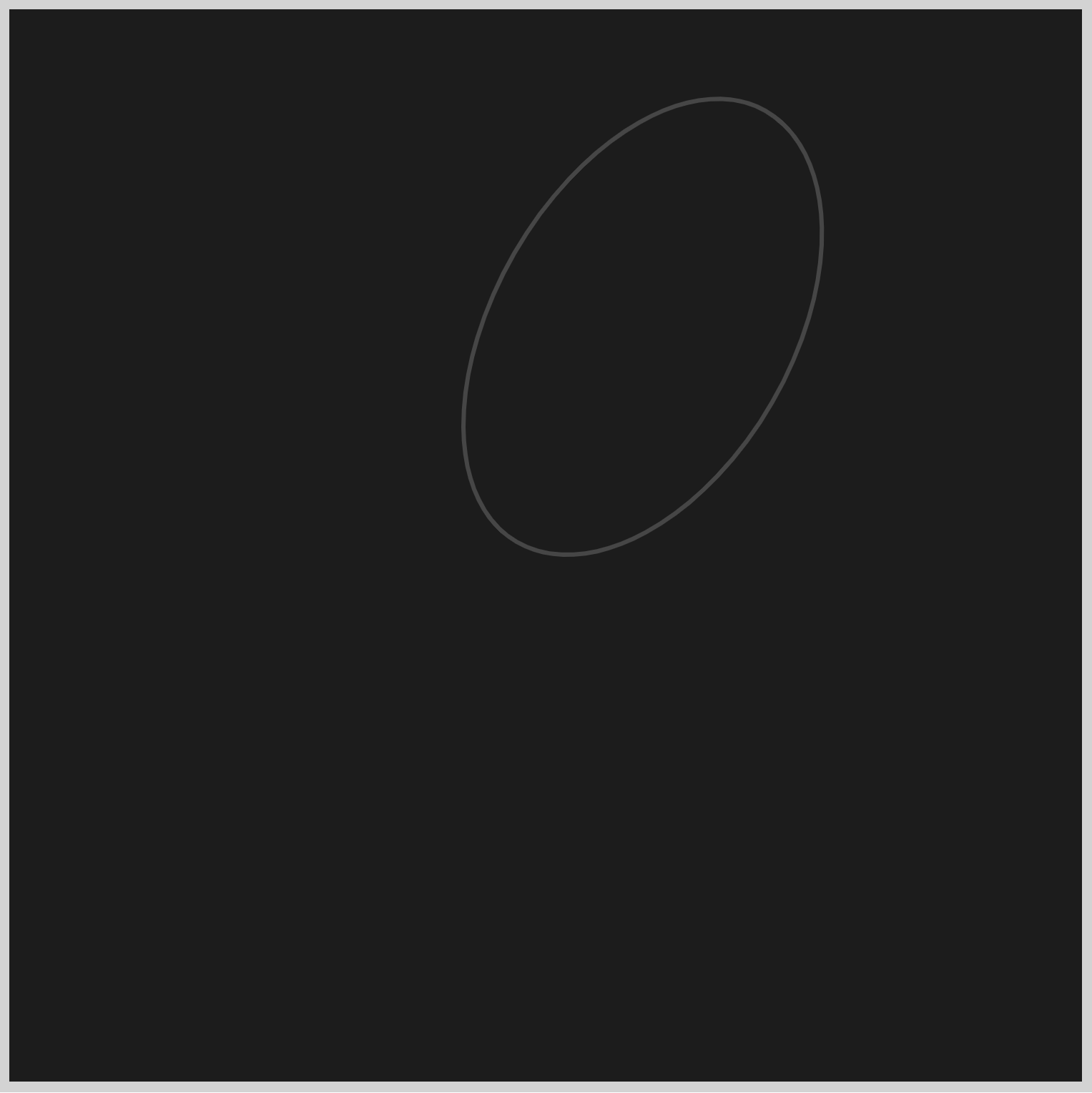 Ellipse 1 - 30 Degrees Angle