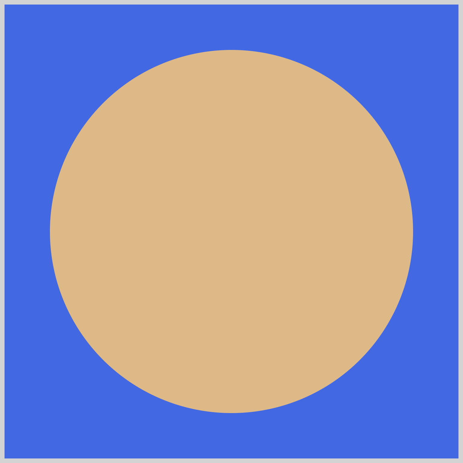 Circle - `border-radius` set to 50% Circle - border-radius set to 50%