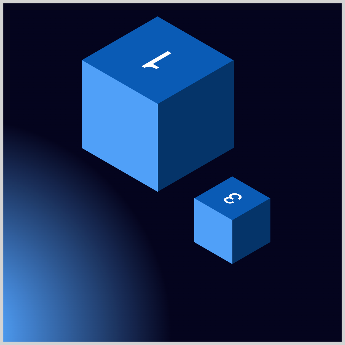 Cube 3 - Translate to Cube 1 Right Side