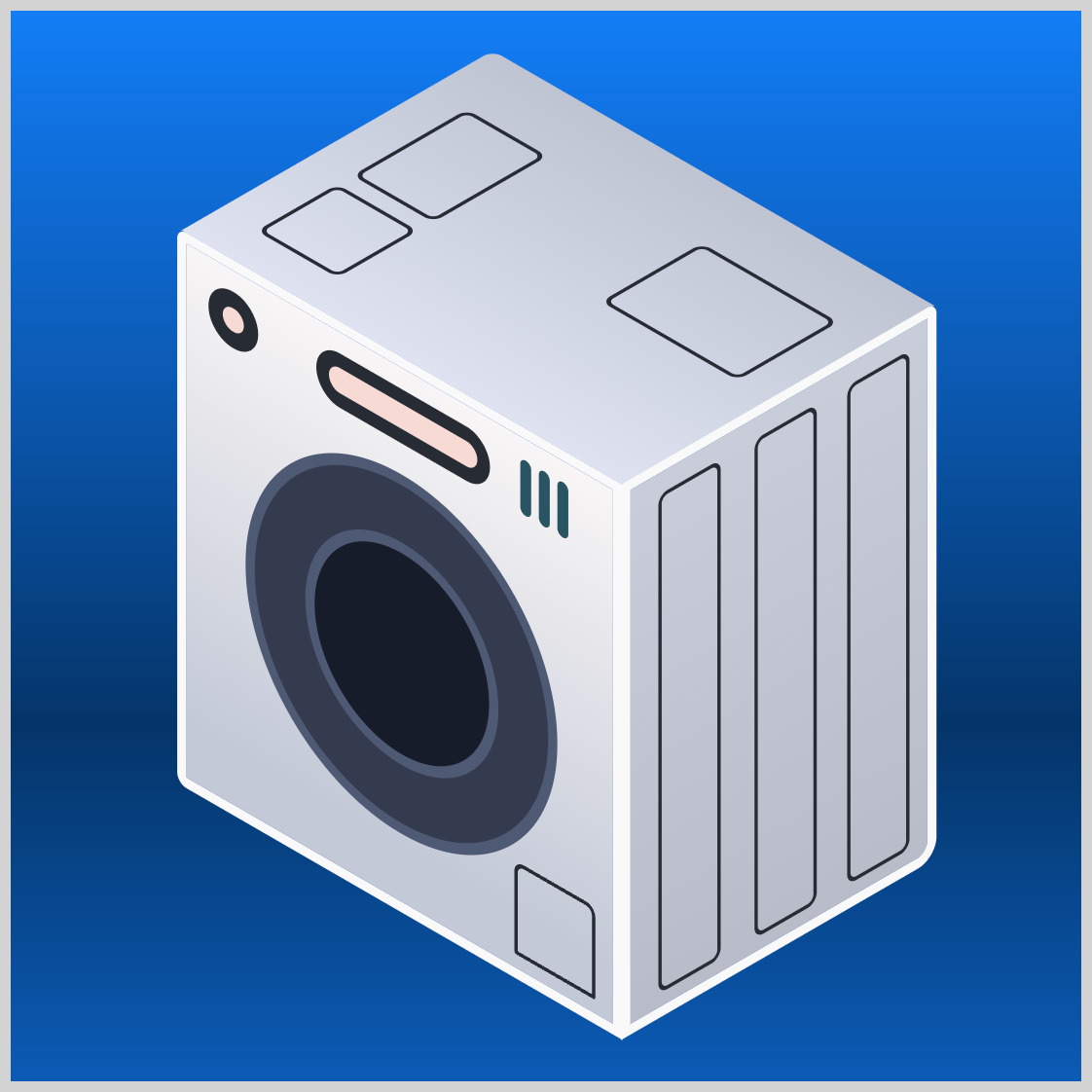 Isometric Washing Machine - Preview