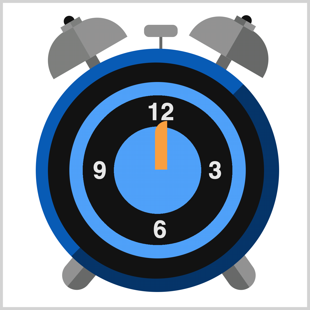 Hour Hand - Top Left Corner Rounded