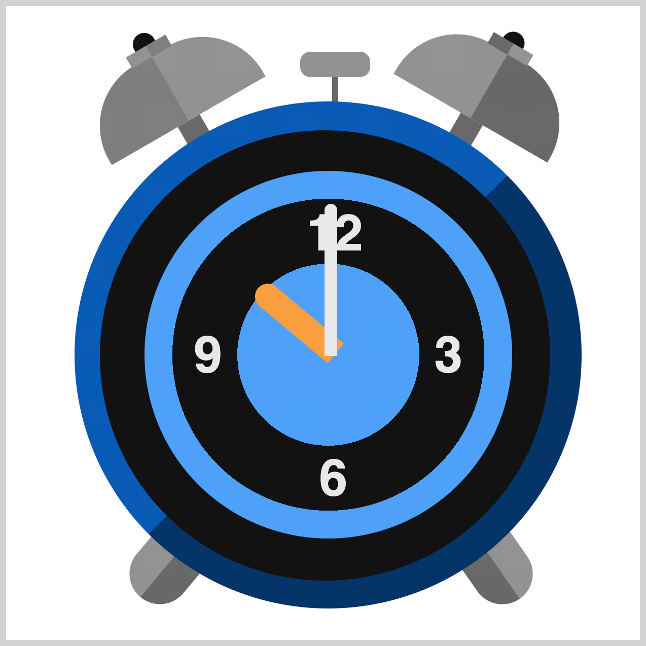 Minute Hand - Both Top Corners Rounded