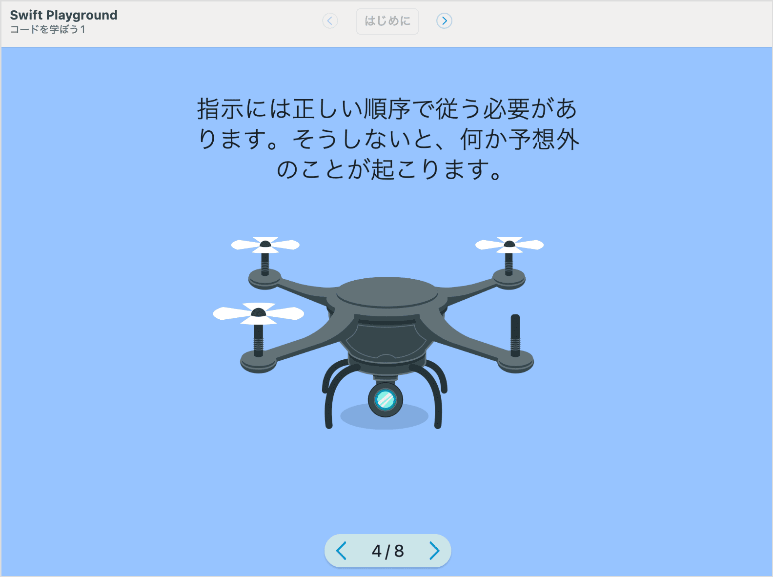 チャプタの導入部