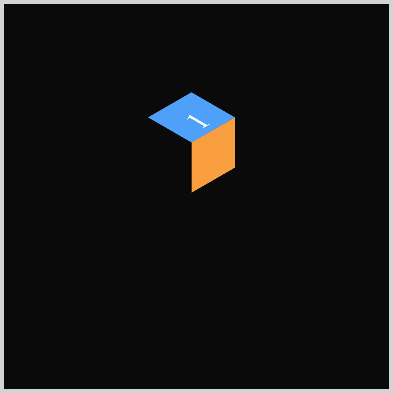 Isometric Cube Right