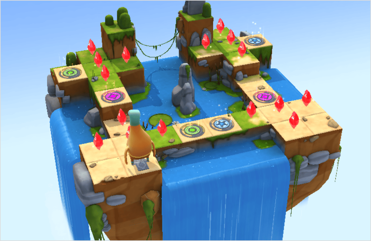 Swift Playground/コードを学ぼう1/forループ/4つの場所に4つの宝石