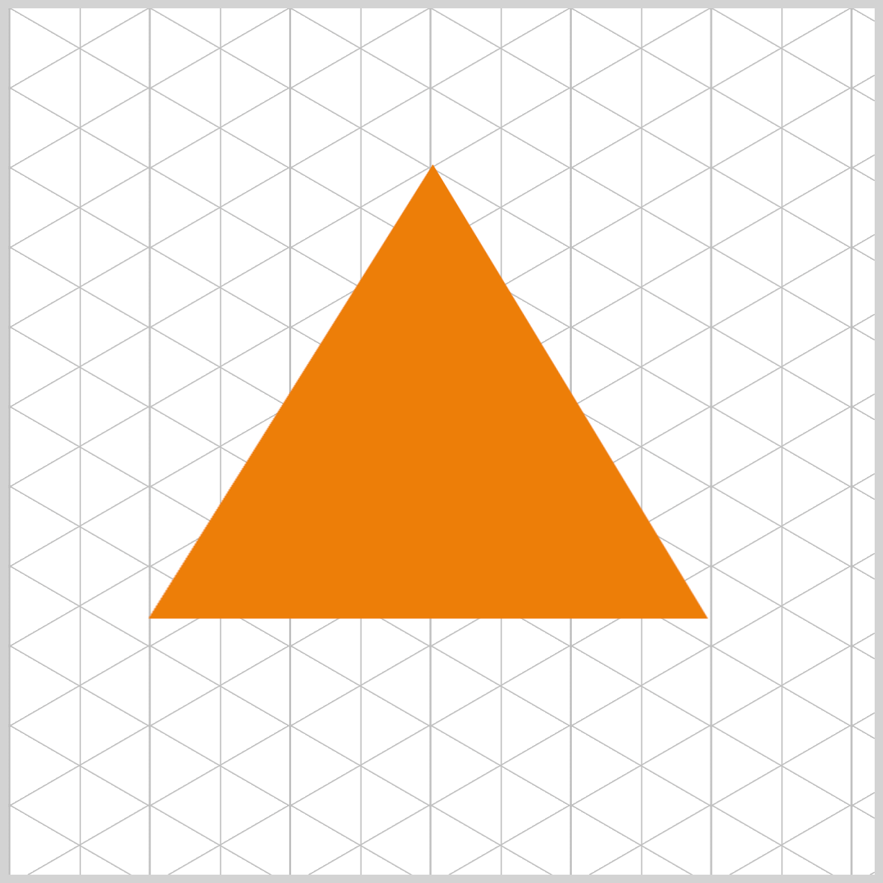 Pyramid Side Face - X-axis 30 Degree Rotate