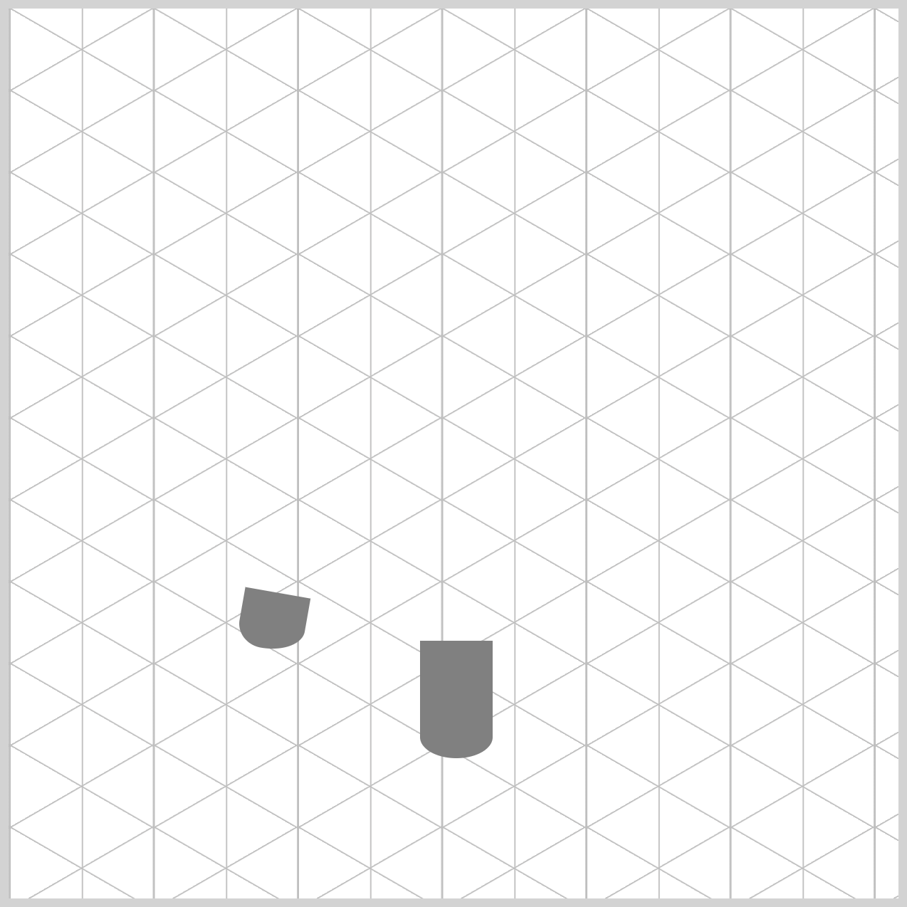 Chair Middle Leg - Rounded Borders