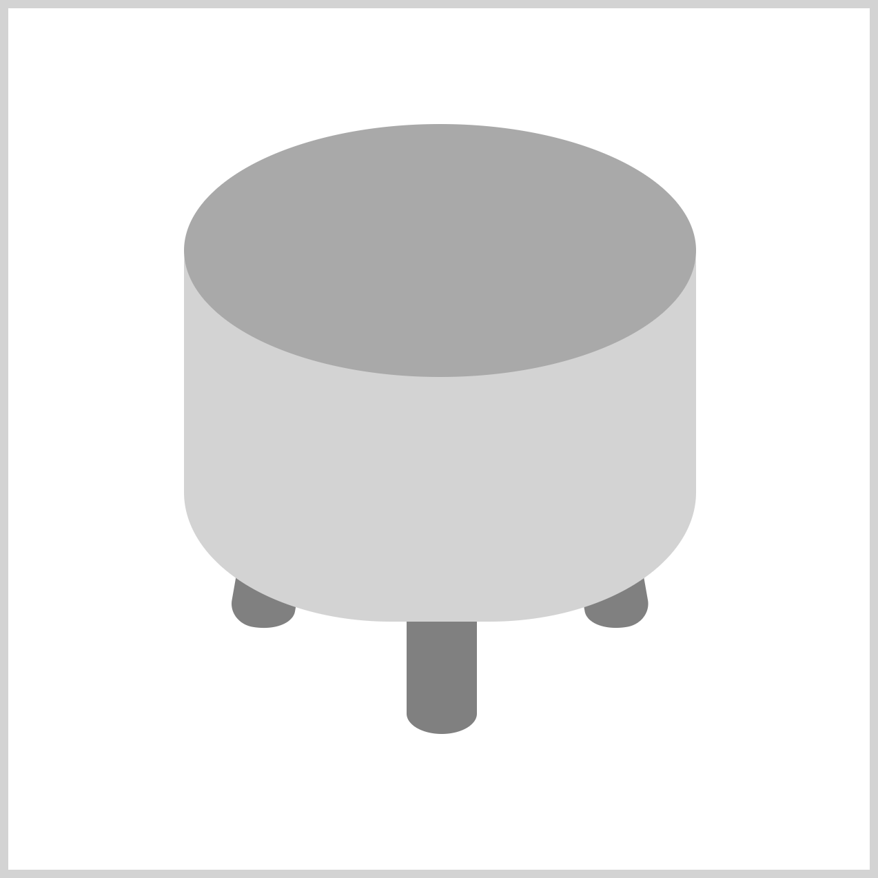 Isometric Chair - Grayscale Preview