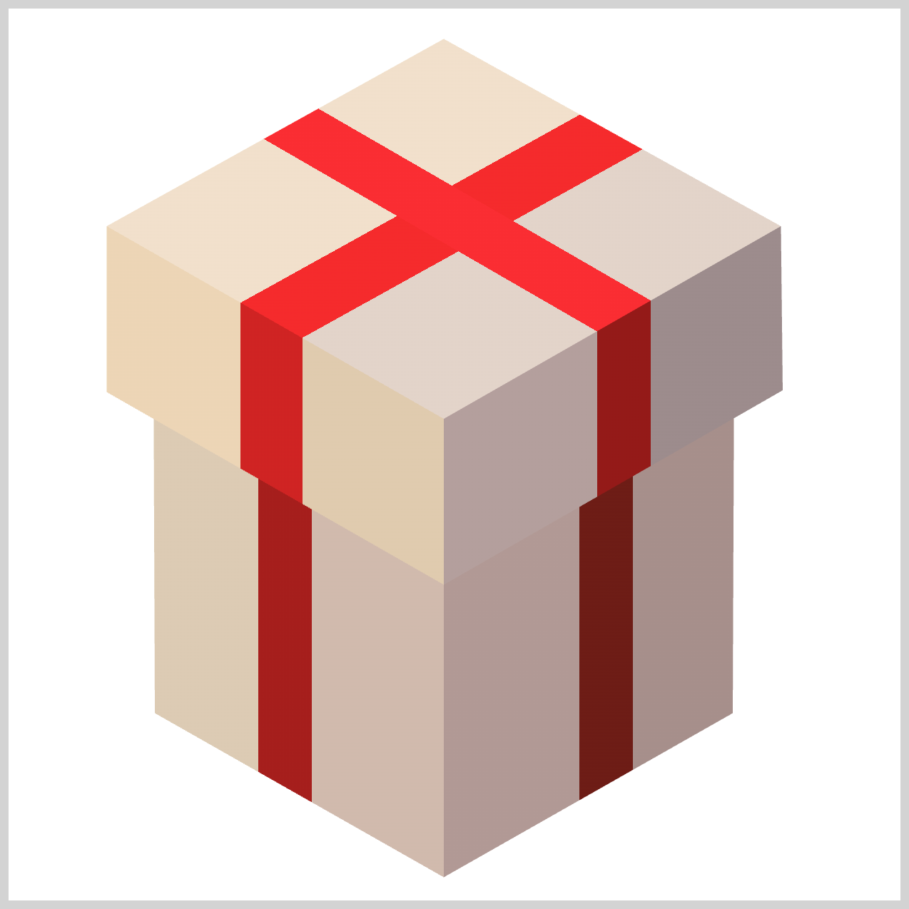 Isometric Gift Box - Preview
