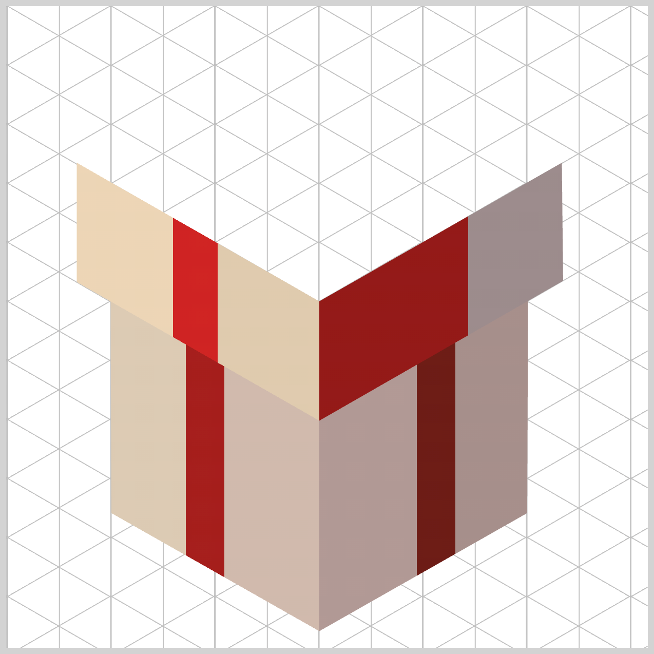Box Cover Right - Ribbon Gradient