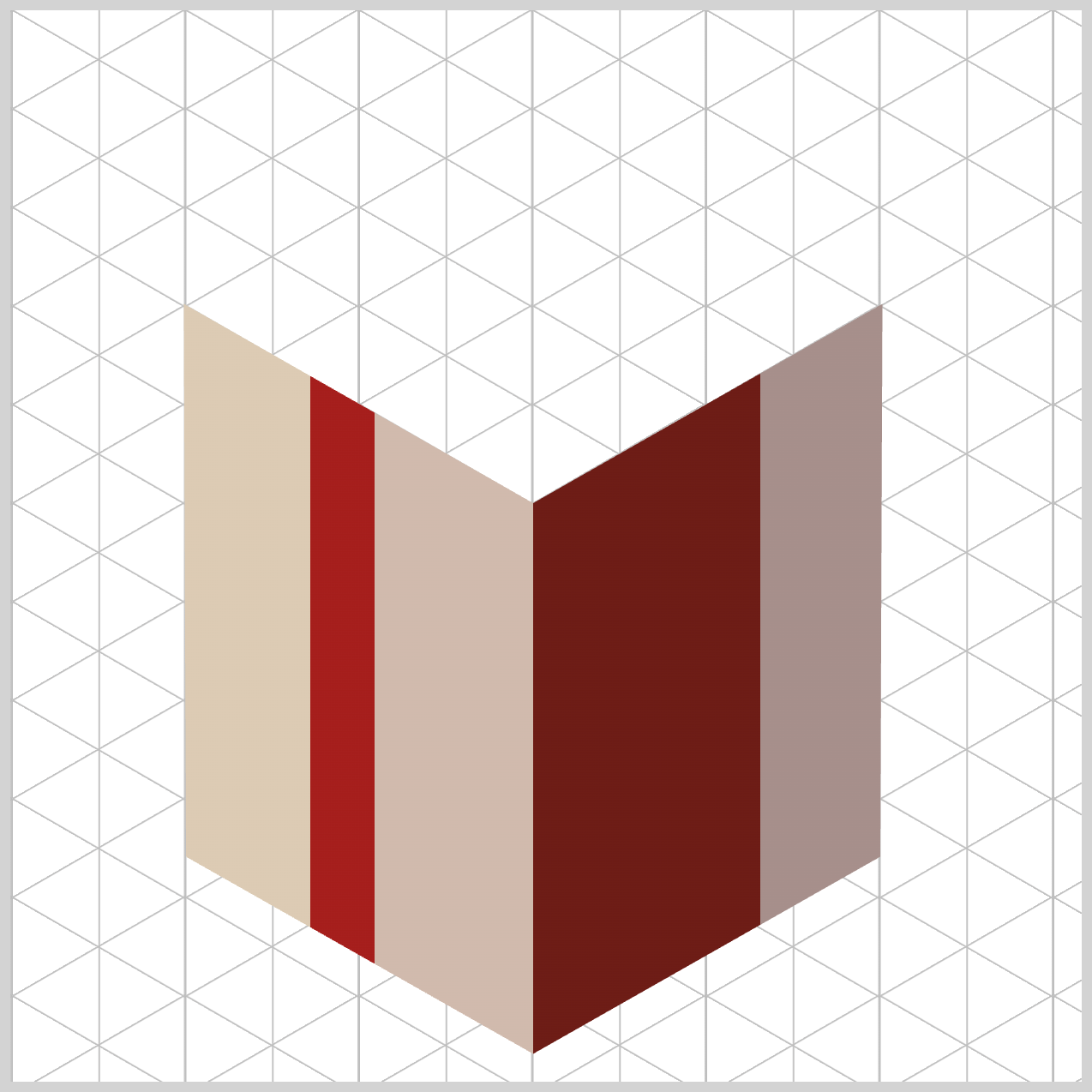 Box Body Right - Ribbon Gradient