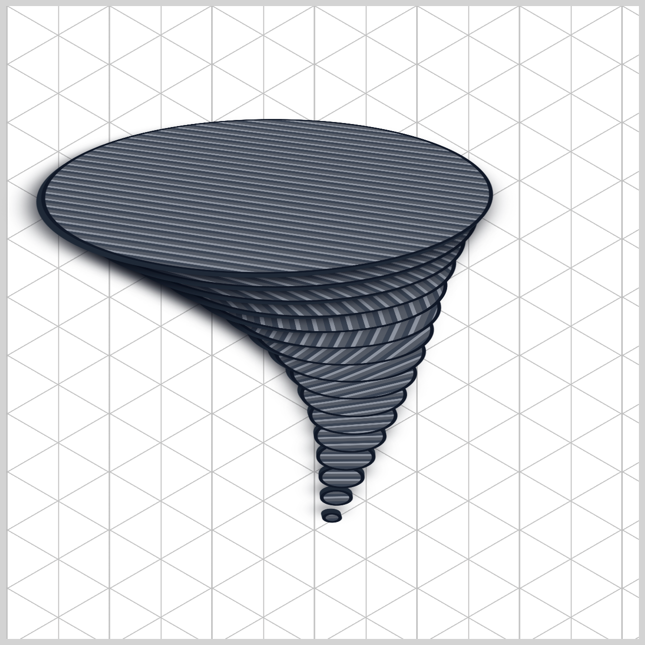 Isometric Tornado - Swerving Left