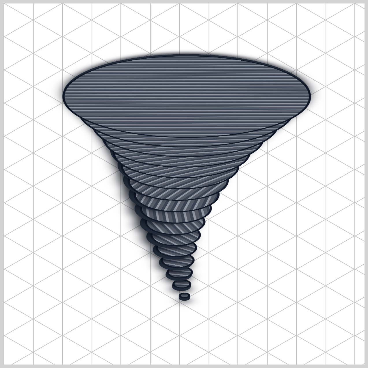 Isometric Tornado - Semi Center Position
