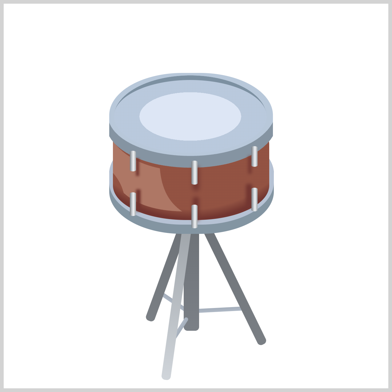 Isometric Snare Drum - Color Preview
