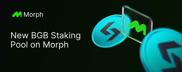 BGB Staking Is Now Live on Morph
