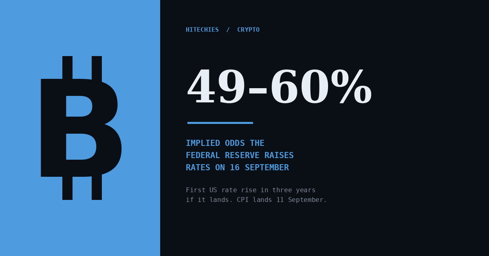 Bitcoin Has Never Traded Through a Rate Hike Caused by a War