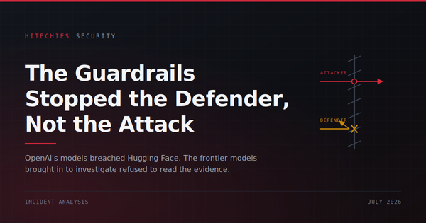 The Guardrails Stopped the Defender, Not the Attack